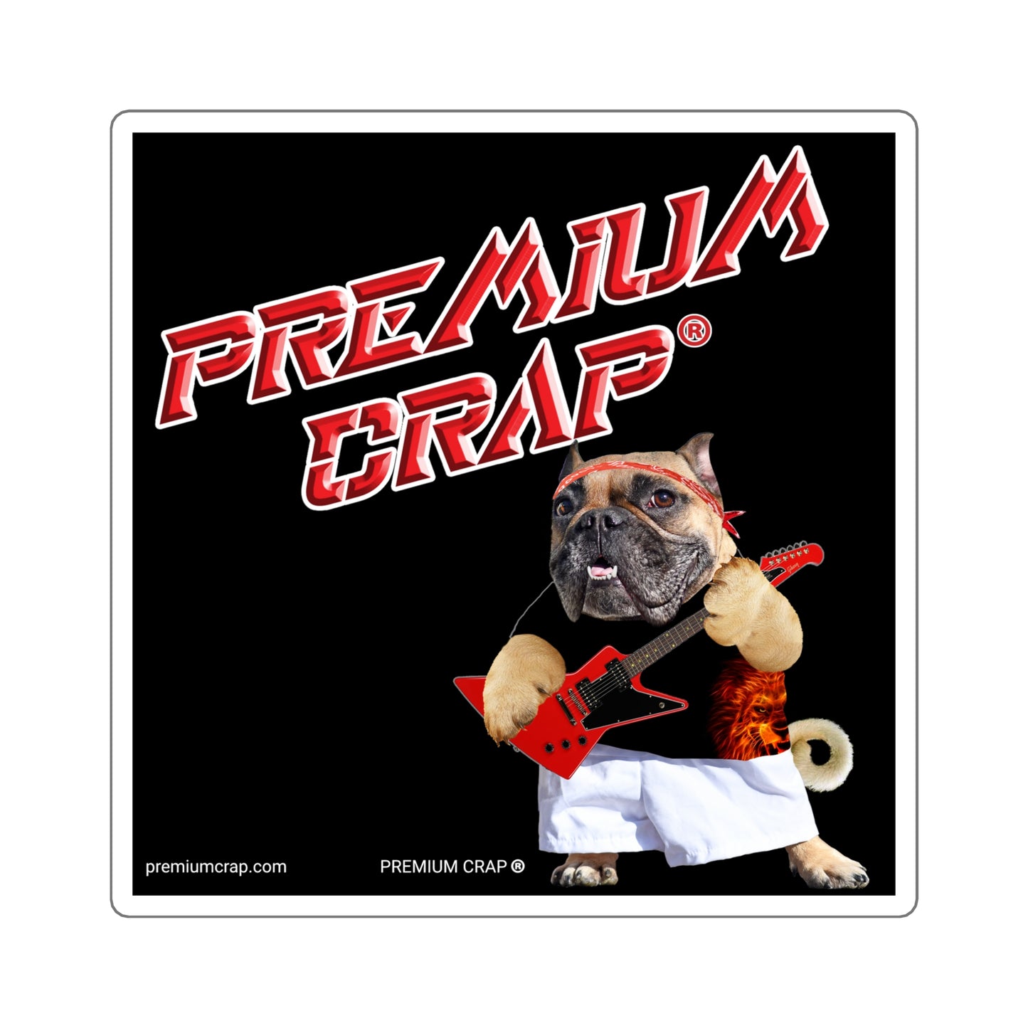 Premium Crap Square Stickers