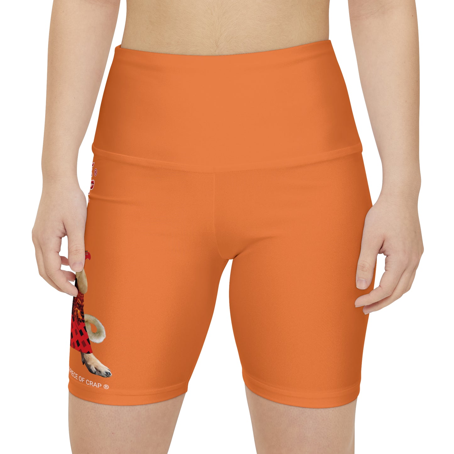 A Piece Of Crap II Women's Workout Shorts - Crusta