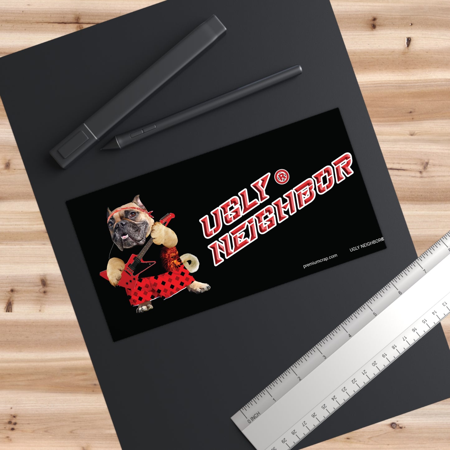 Ugly Neighbor II Bumper Stickers - 7.5" x 3.75"