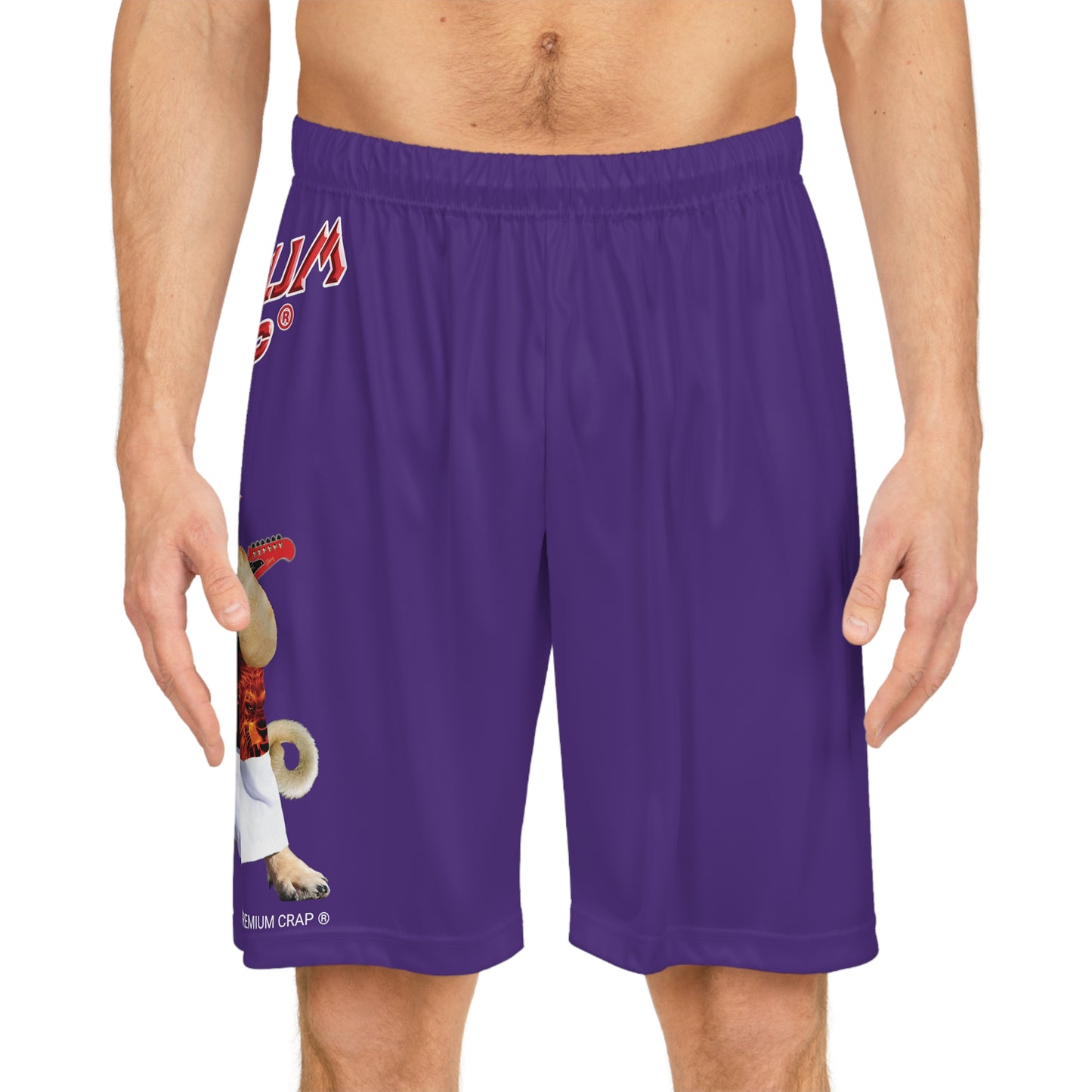 Premium Crap Basketball Shorts - Purple