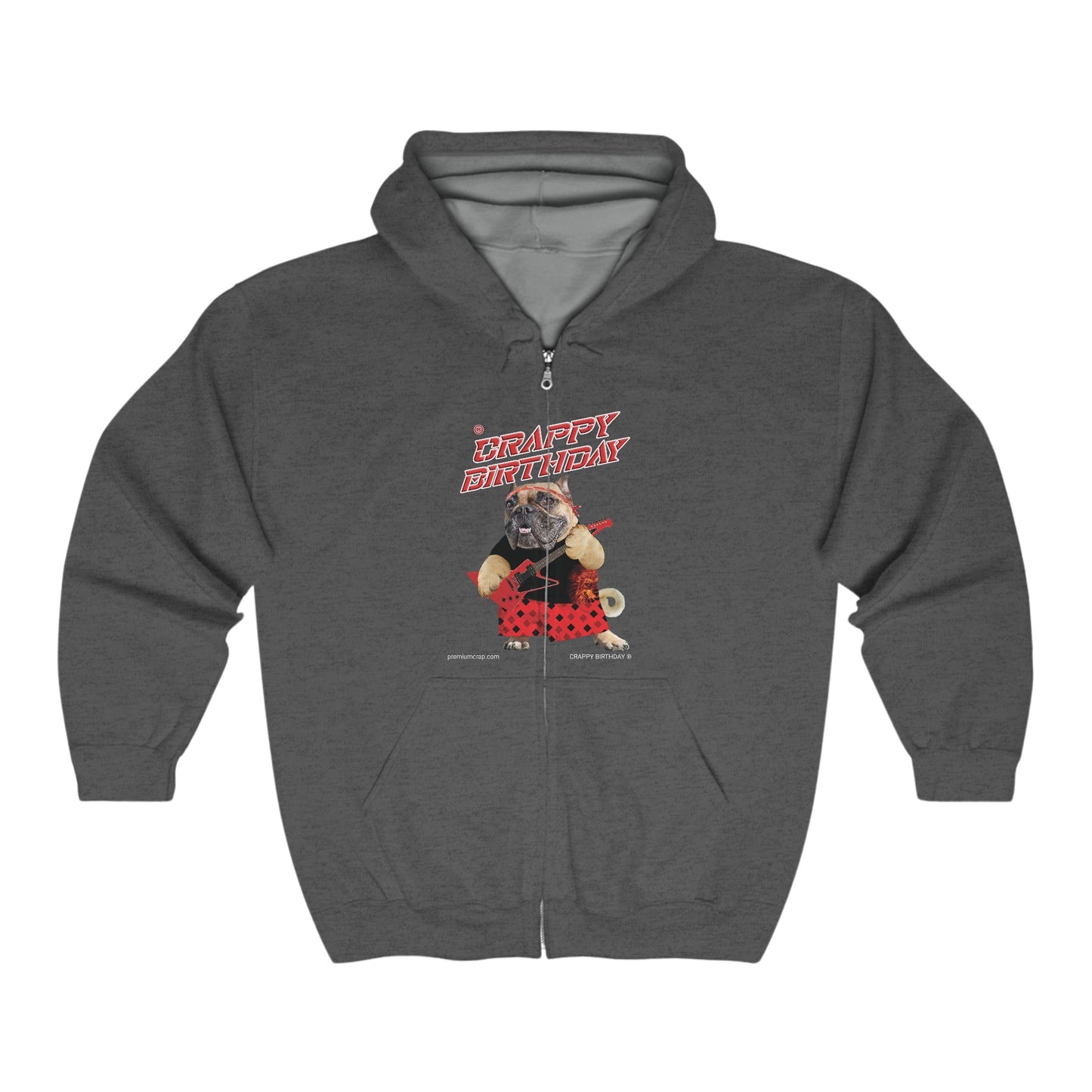 Crappy Birthday II Heavy Blend Full Zip Hooded Sweatshirt