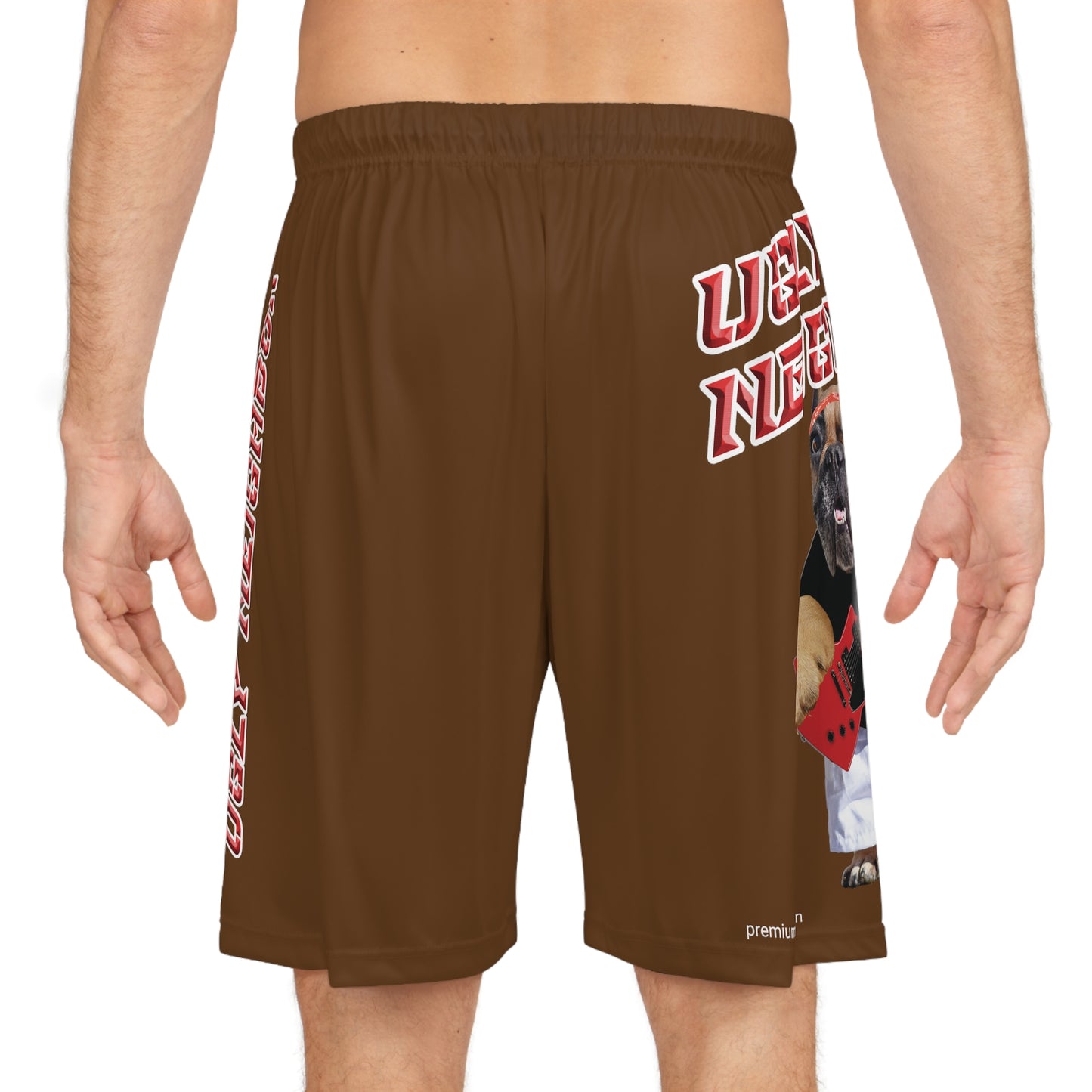 Ugly Neighbor BougieBooty Baller Shorts - Brown