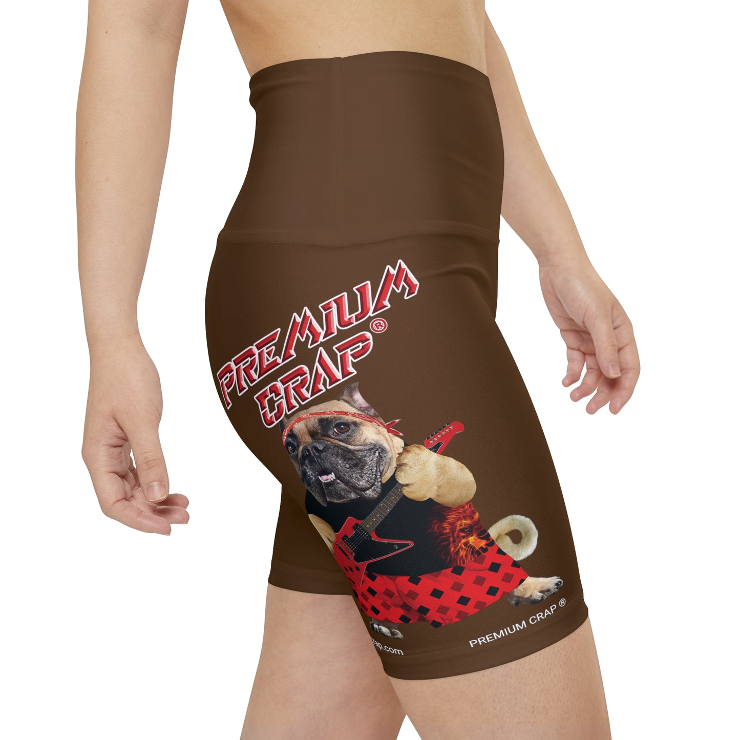Premium Crap II Women's Workout Shorts - Brown