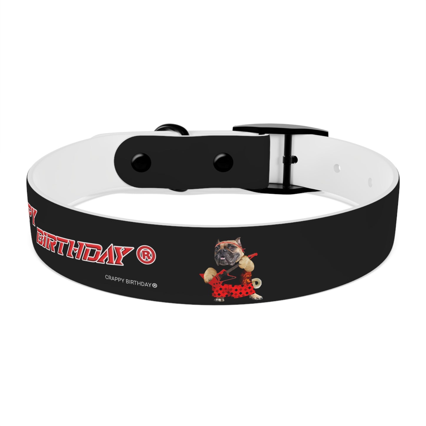 Crappy Birthday II Dog Collar