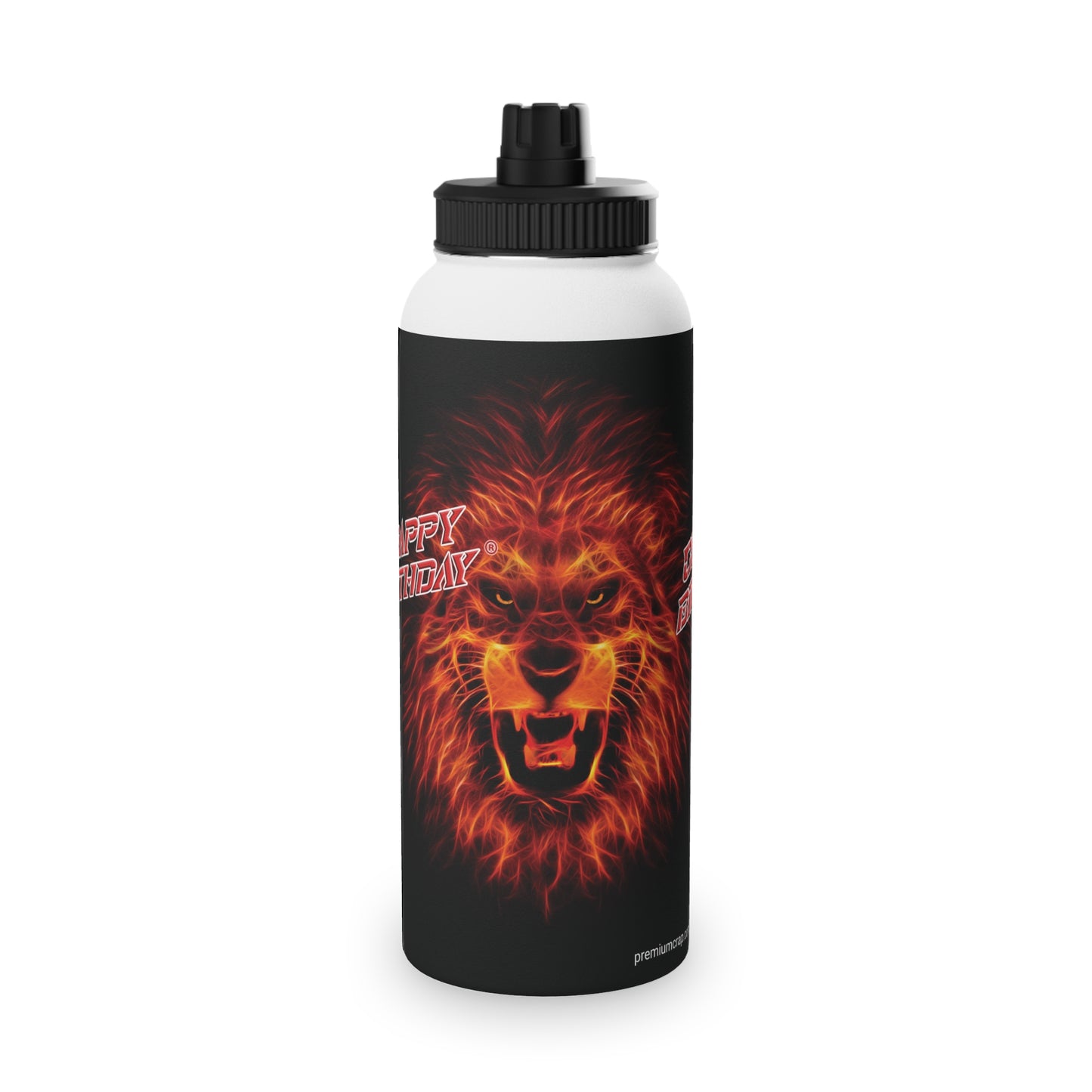 Crappy Birthday Stainless Steel Water Bottle, Sports Lid
