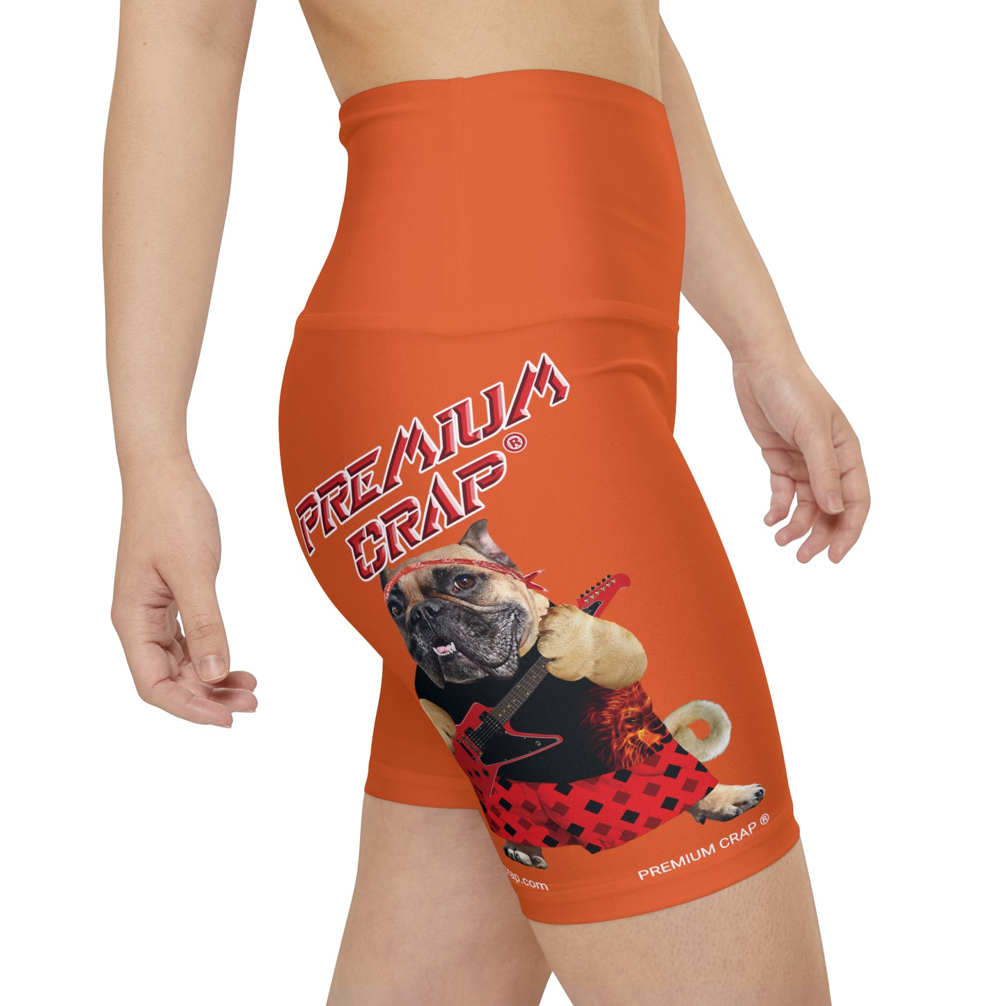 Premium Crap II Women's Workout Shorts - Orange
