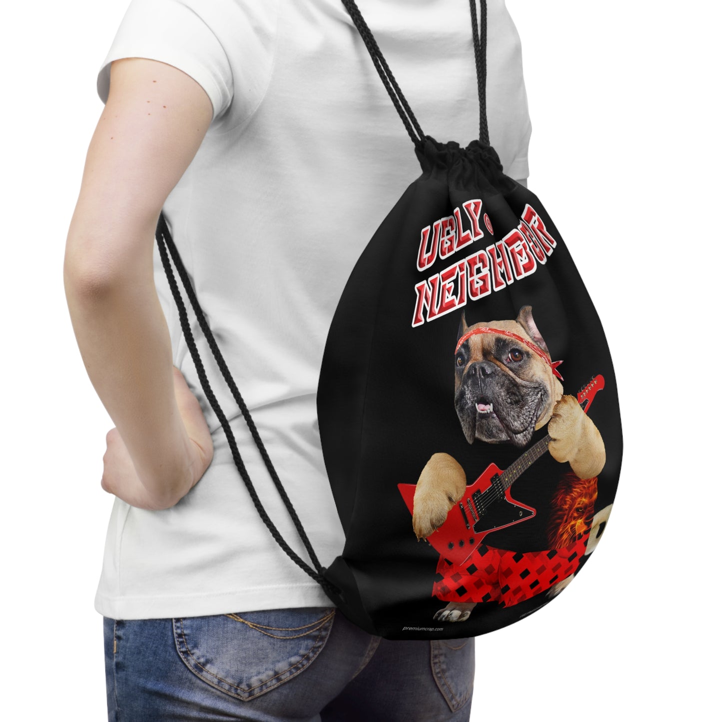 Ugly Neighbor II Drawstring Bag