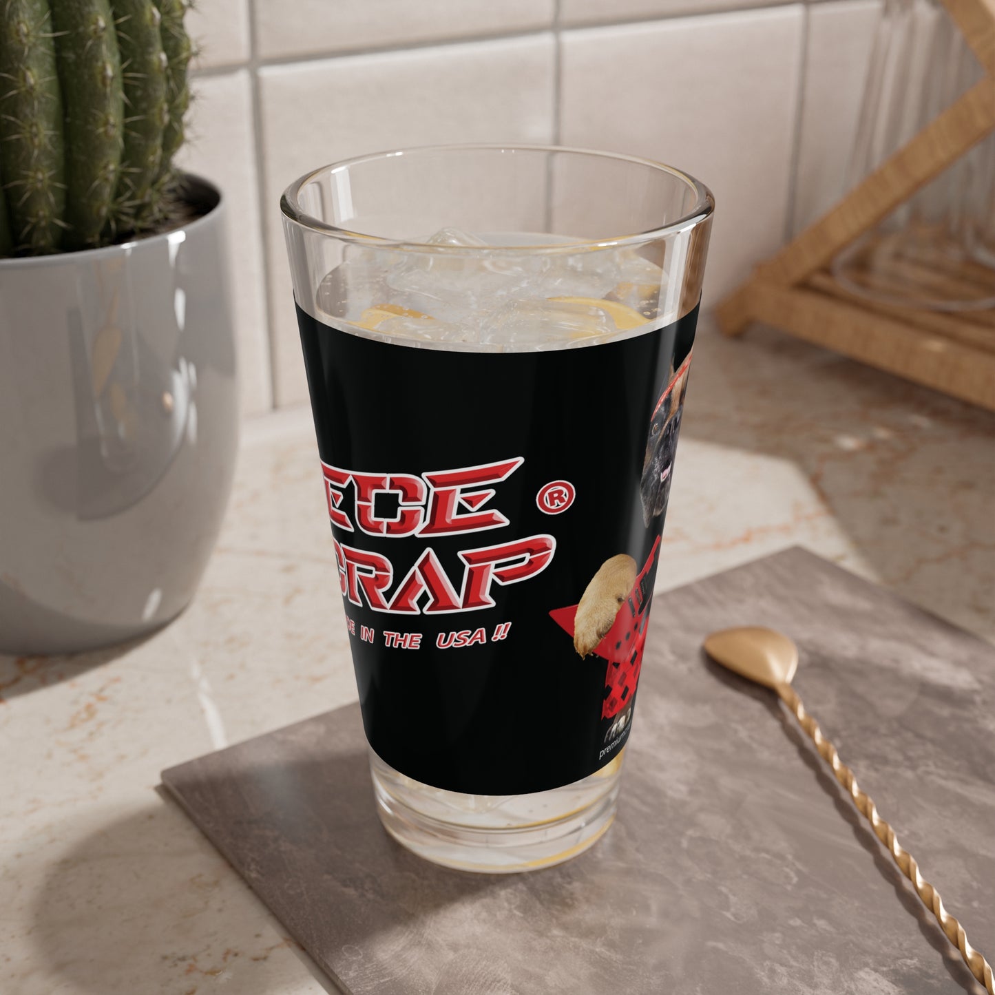 A Piece of Crap II Mixing Glass, 16oz