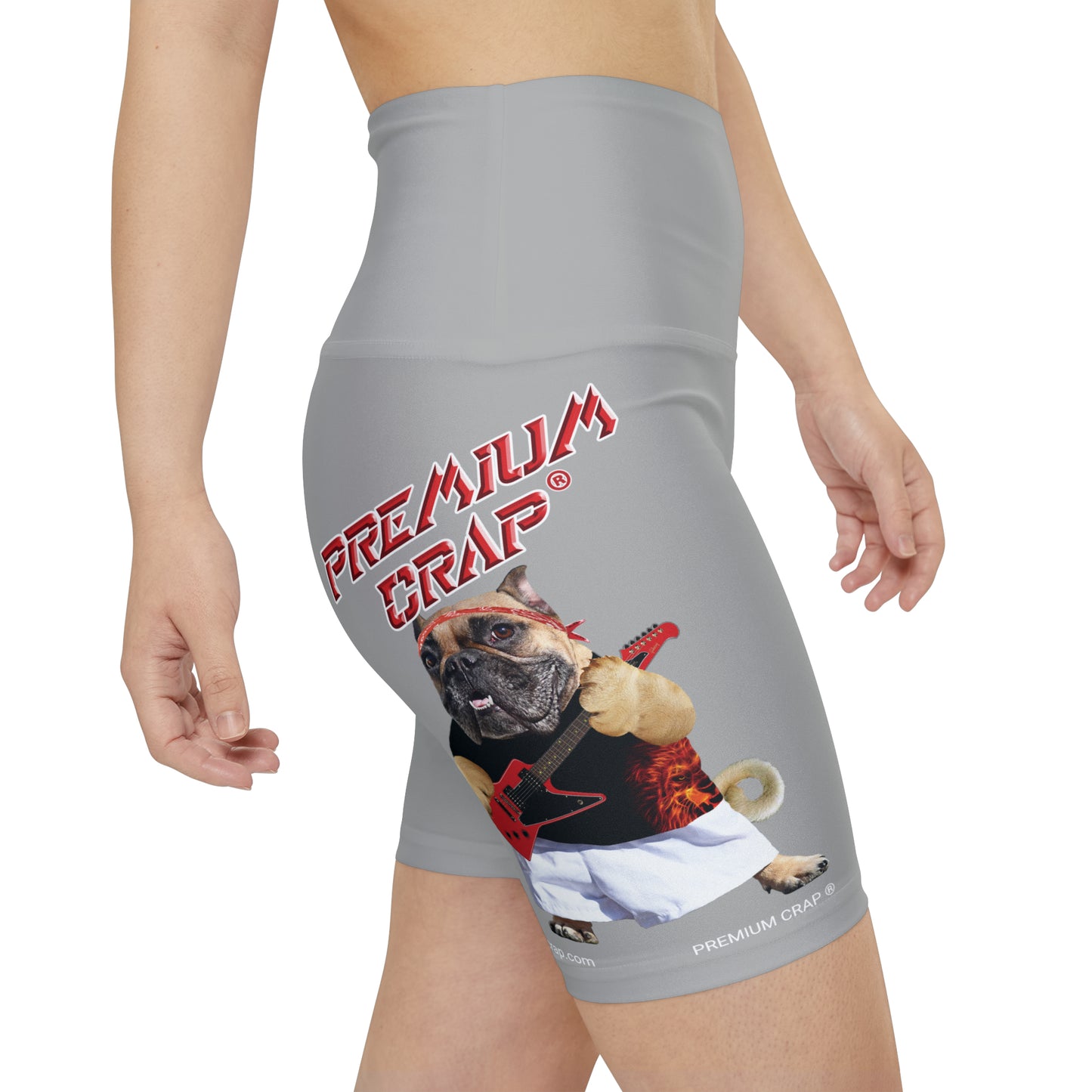 Premium Crap Workout Shorts - Light Grey