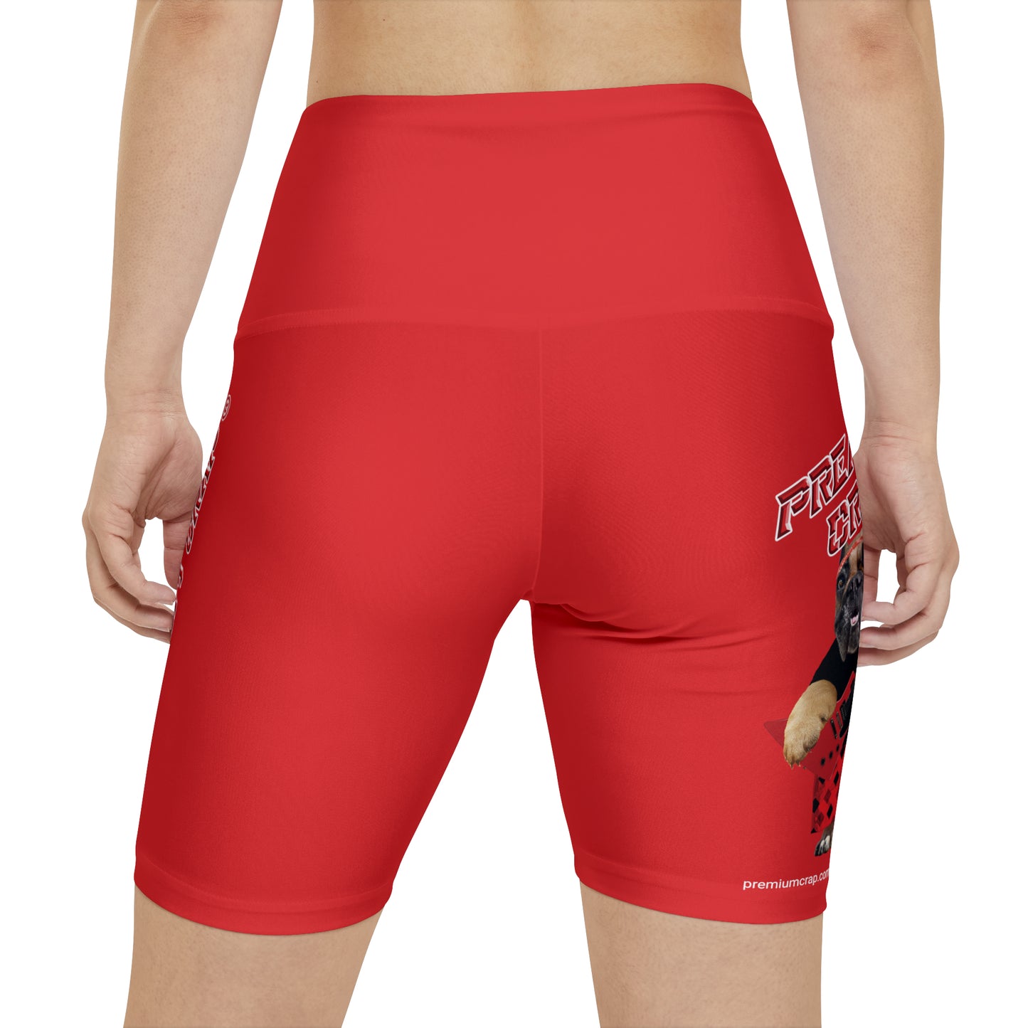 Premium Crap II Women's Workout Shorts - Red