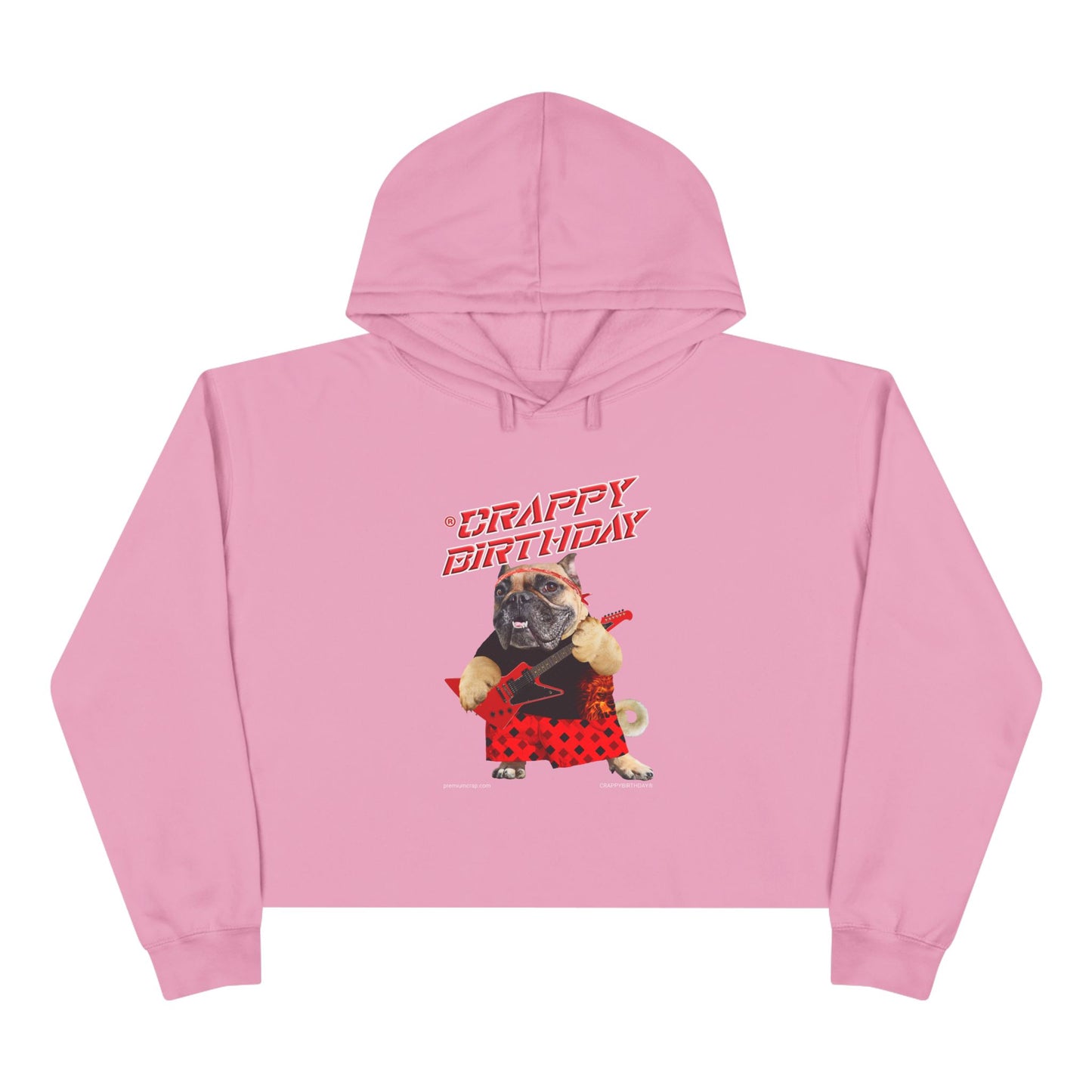 Crappy Birthday Cropped Hoodie