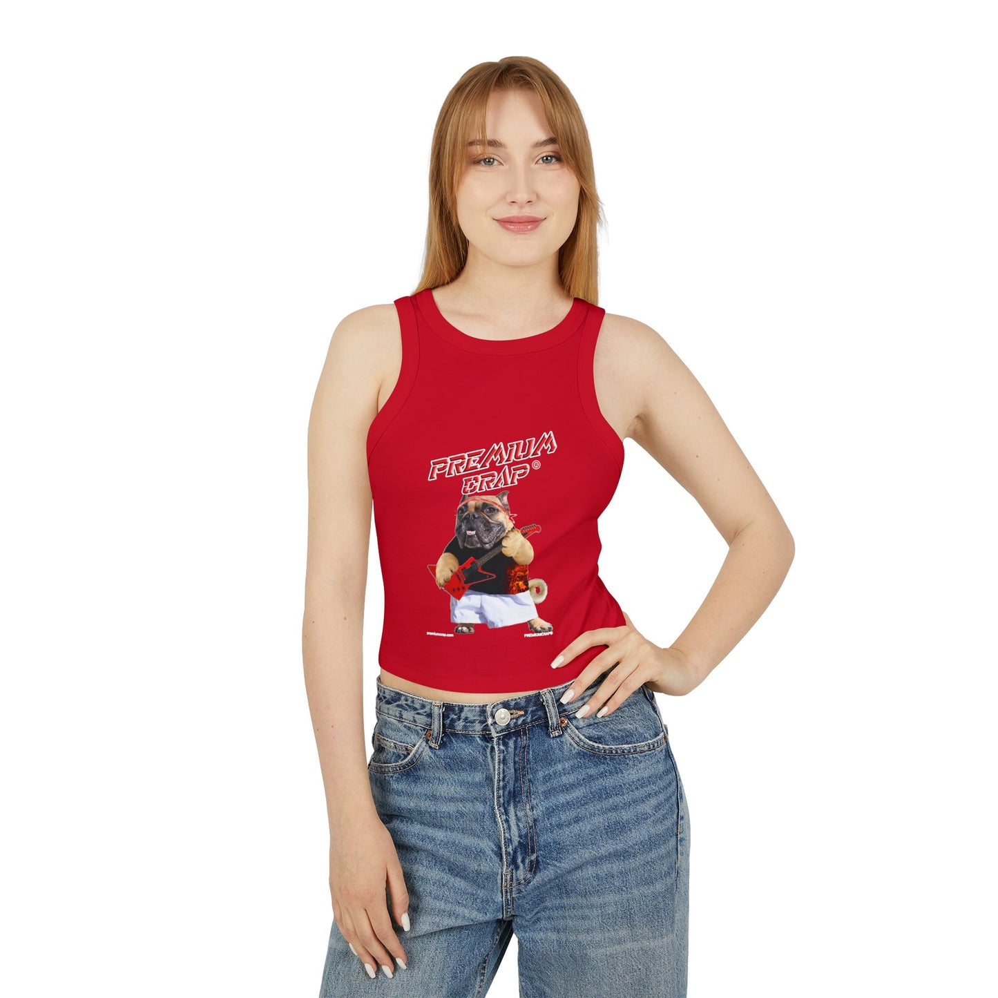 Premium Crap II Women's Micro Rib Racer Tank Top