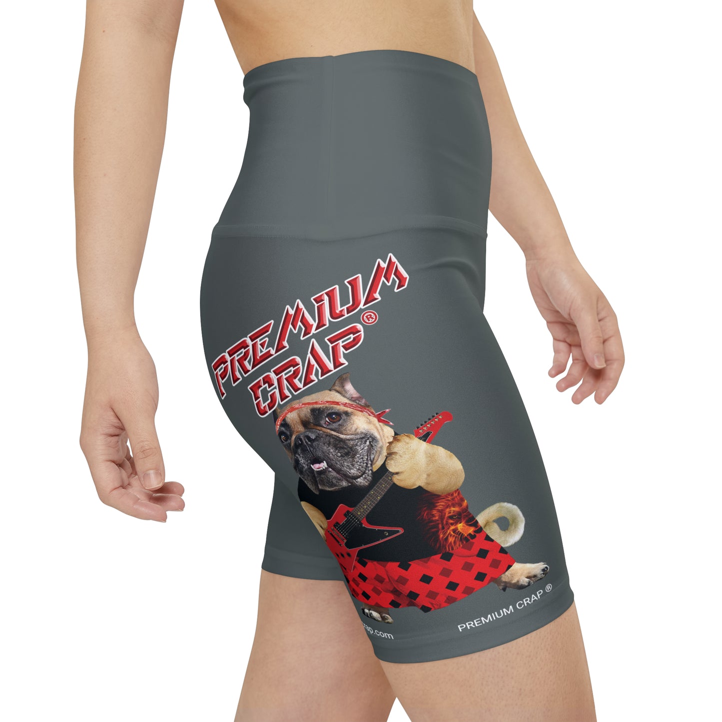 Premium Crap II Women's Workout Shorts - Dark Grey