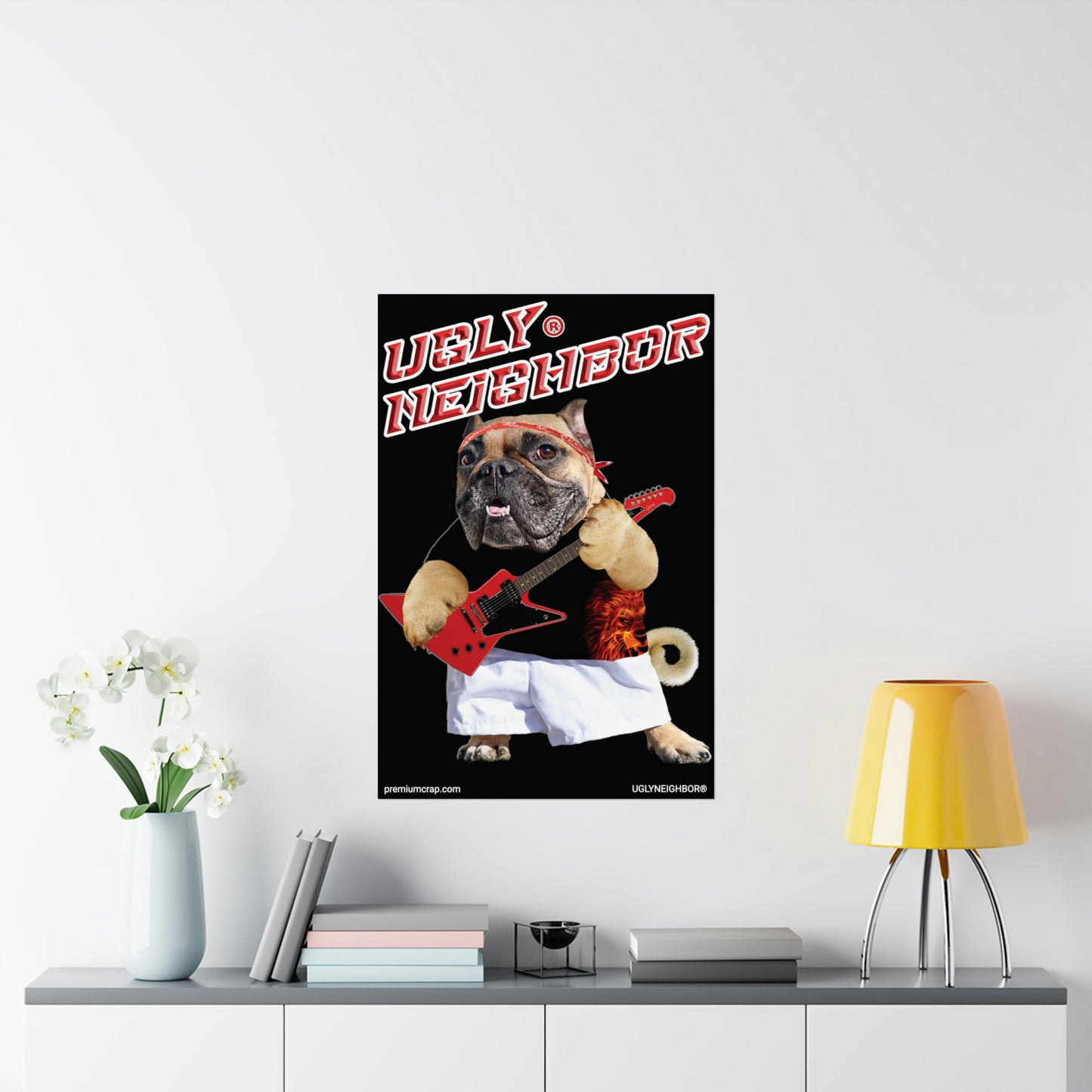 Ugly Neighbor Matte Vertical Posters