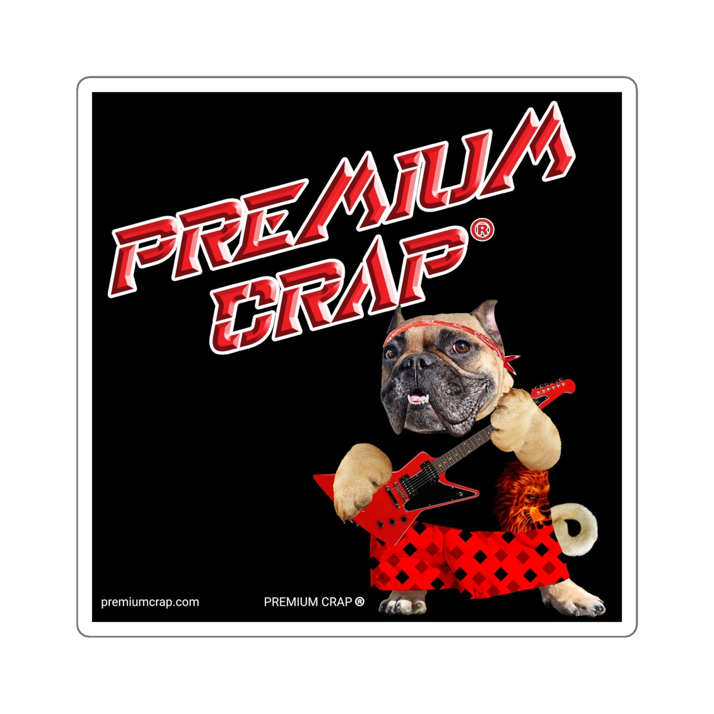 Premium Crap II Square Stickers