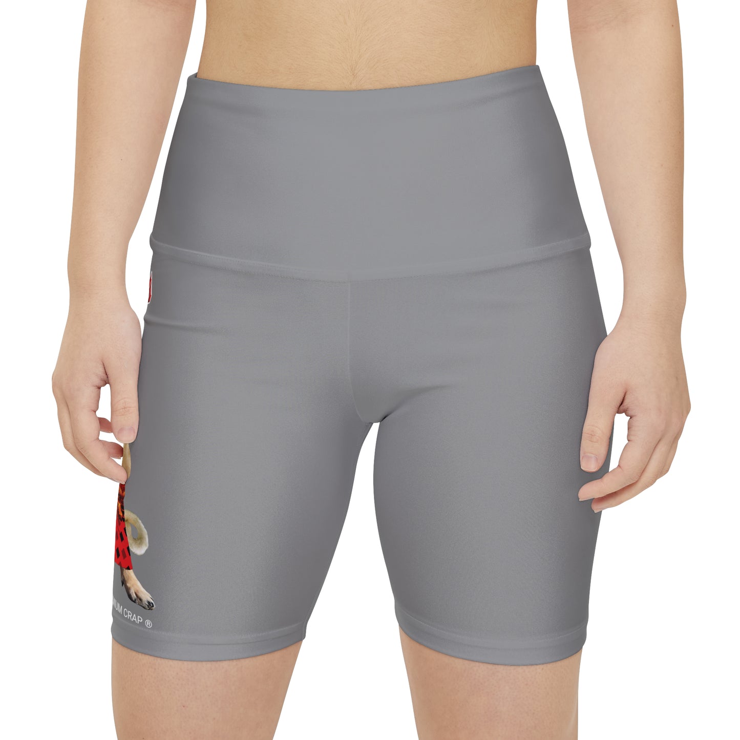 Premium Crap II Women's Workout Shorts - Grey