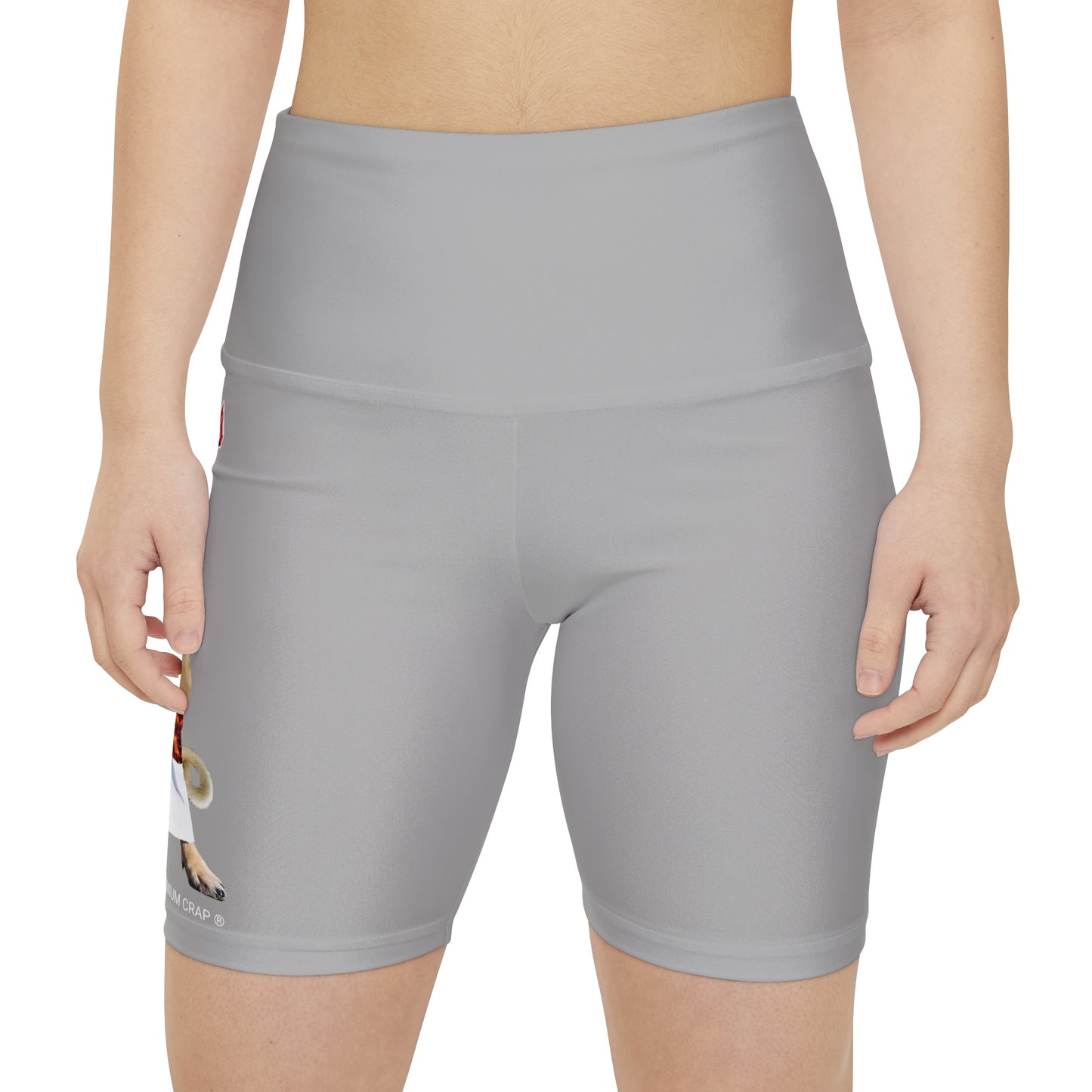 Premium Crap Workout Shorts - Light Grey