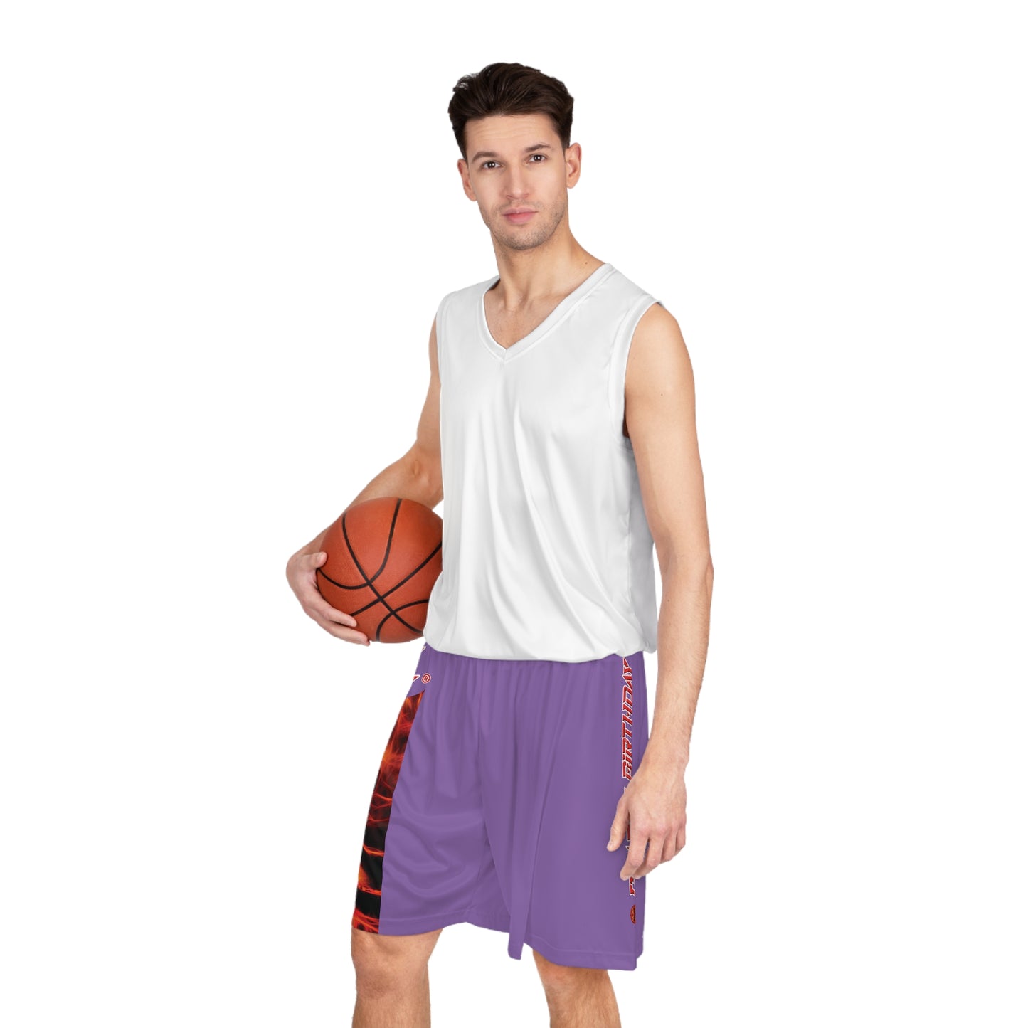 Crappy Birthday BougieBooty Baller Shorts - Light Purple