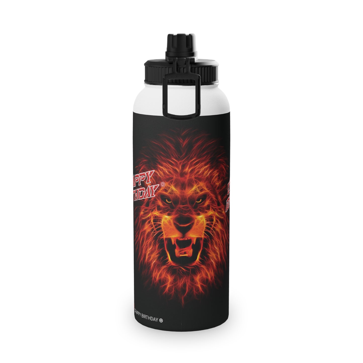 Crappy Birthday Stainless Steel Water Bottle, Sports Lid