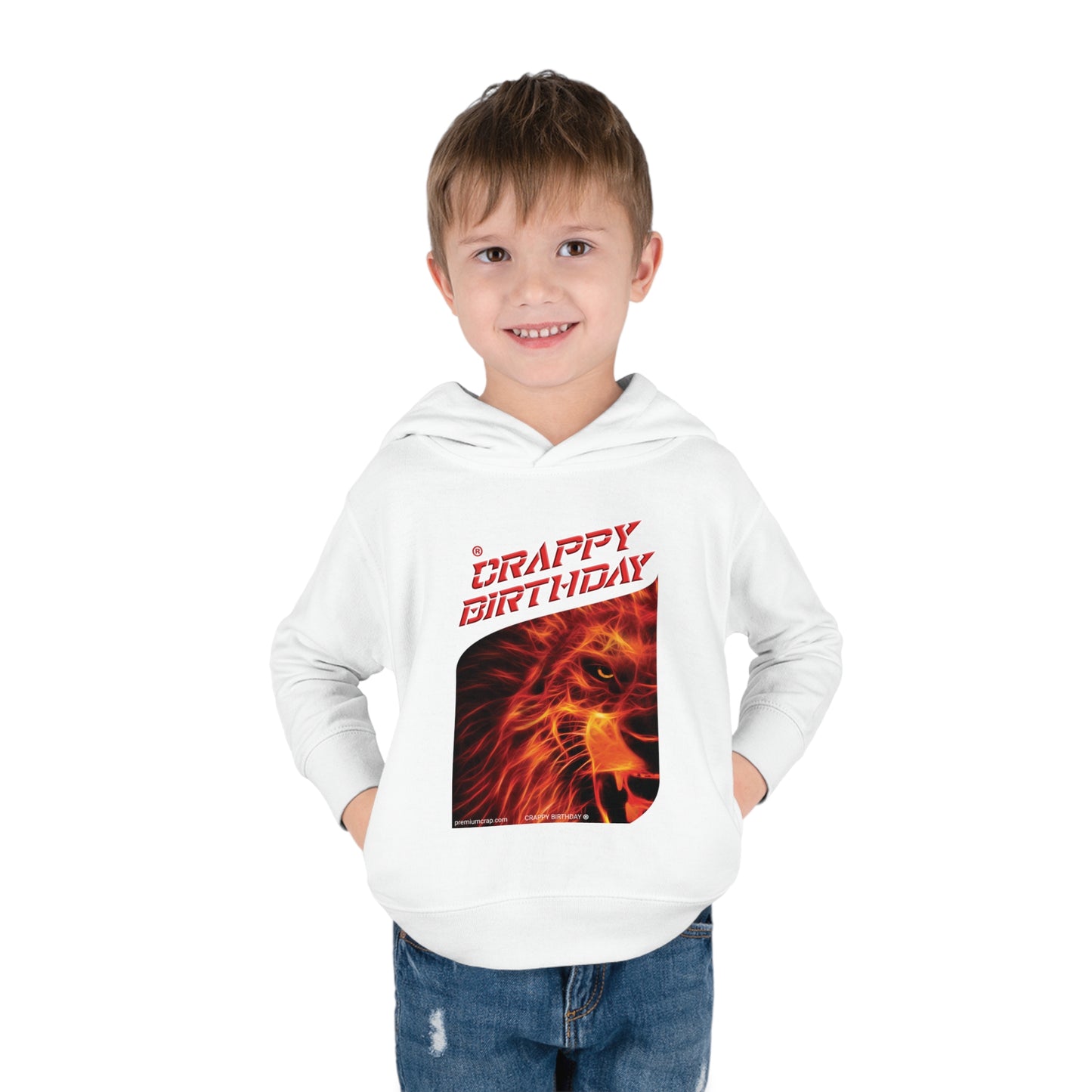 Crappy Birthday Toddler Pullover Fleece Hoodie