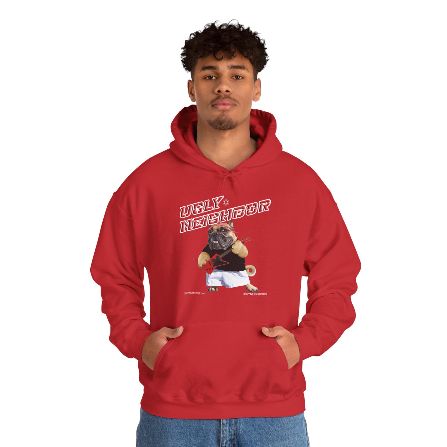 Ugly Neighbor Men's Heavy Blend Hooded Sweatshirt