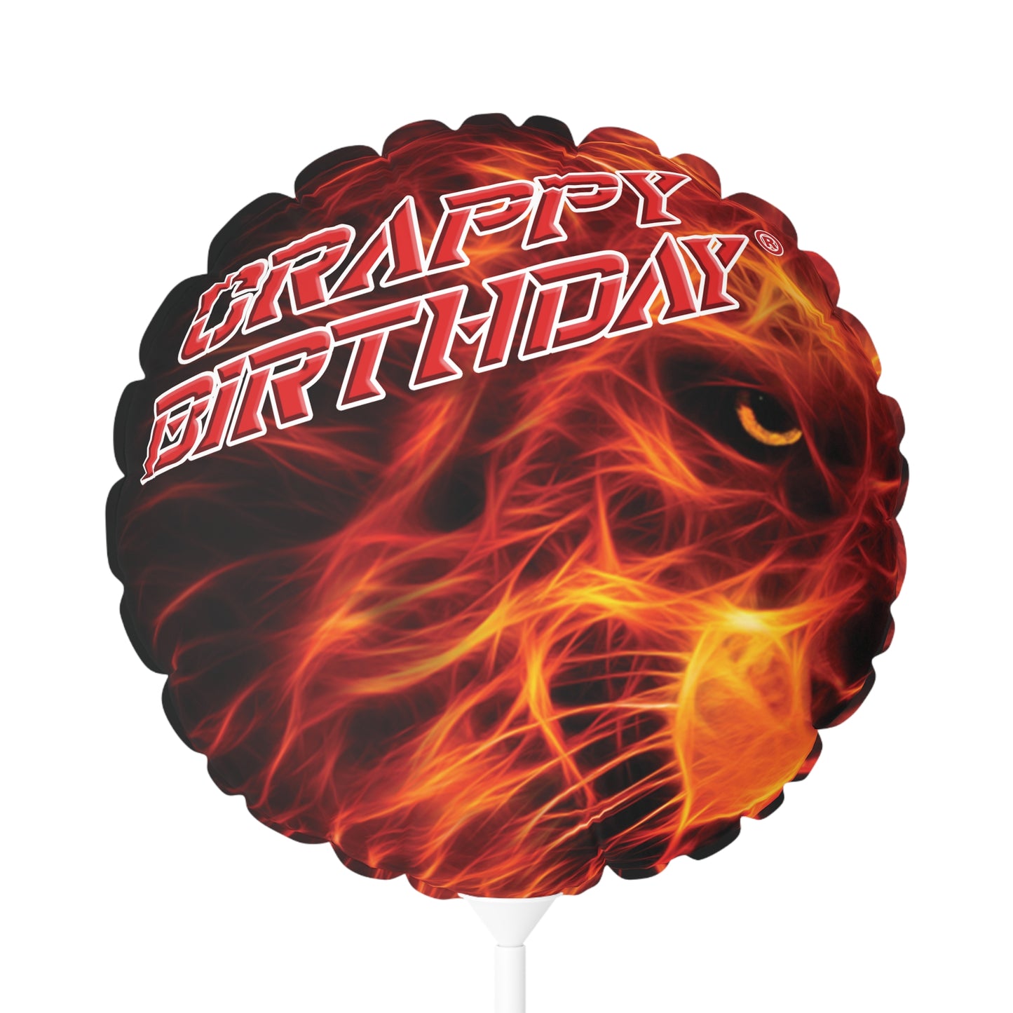 Crappy Birthday Mylar Balloon