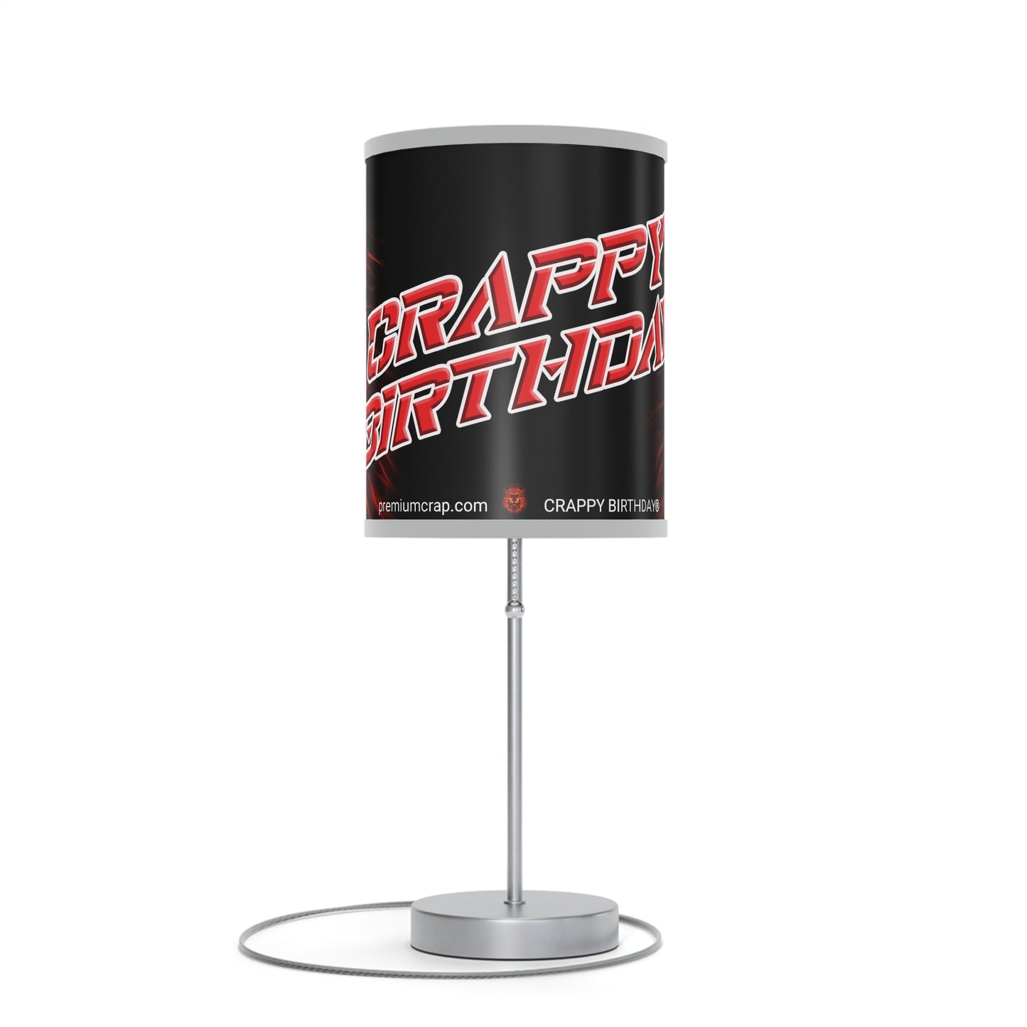 Crappy Birthday Lamp on a Stand