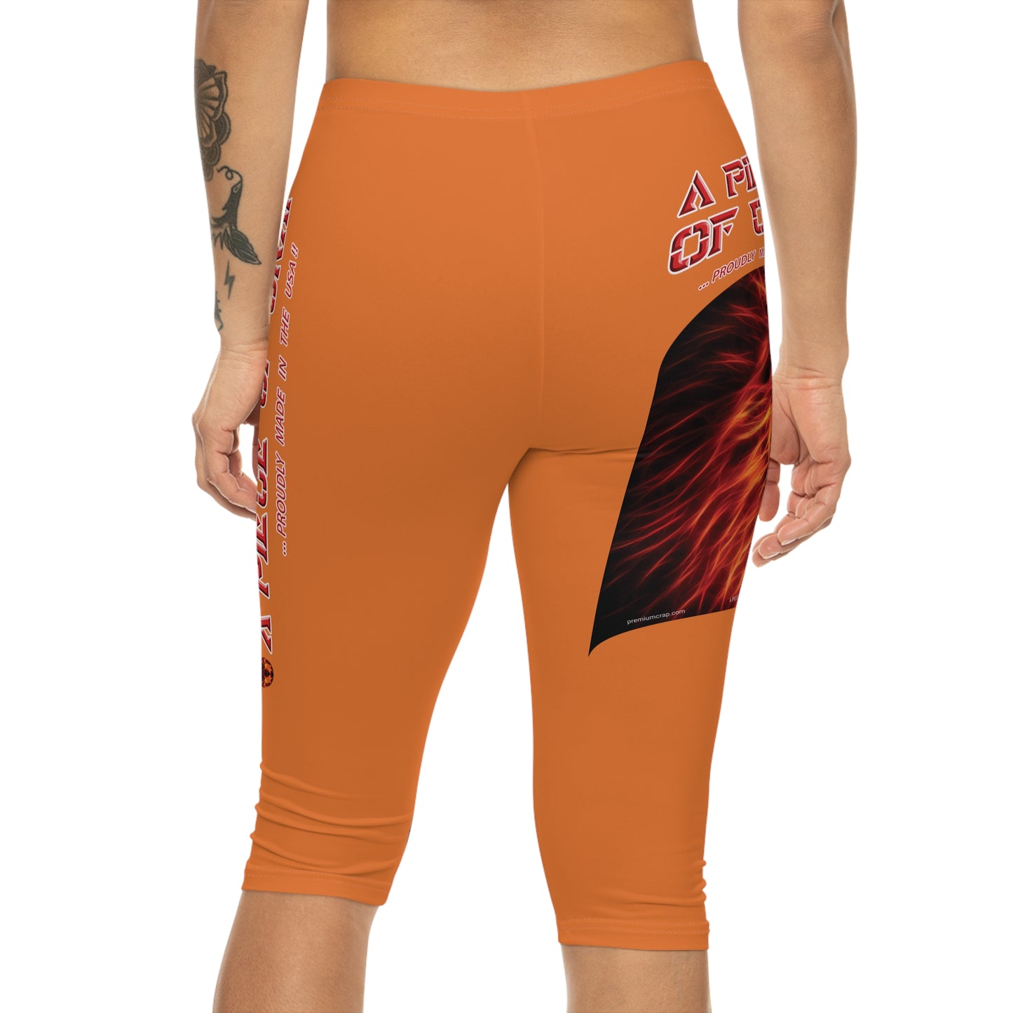 A Piece Of Crap Capri-Cious Leggings - Crusta