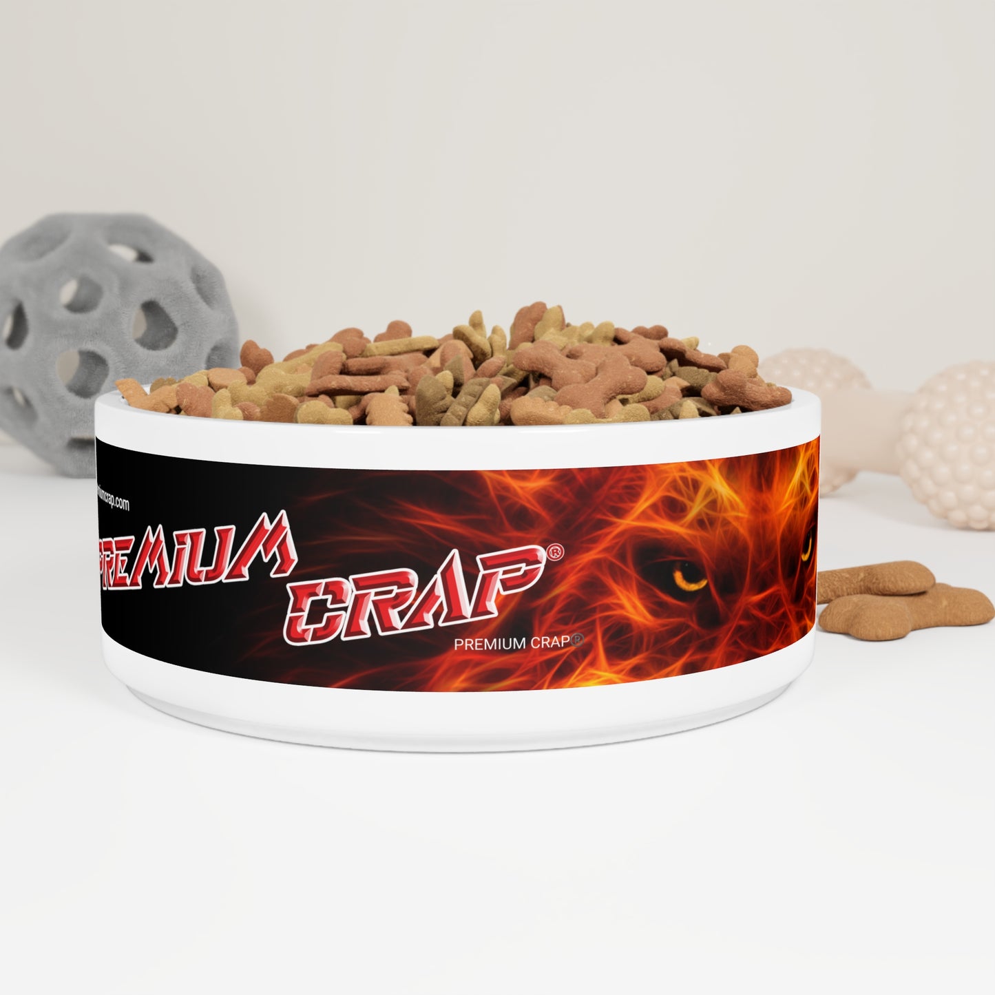 Premium Crap PoshPet Palace Dining Bowl