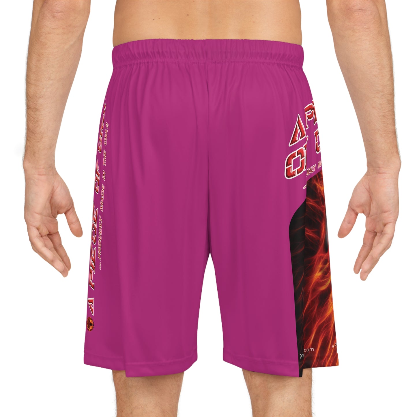A Piece Of Crap BougieBooty Baller Shorts - Pink