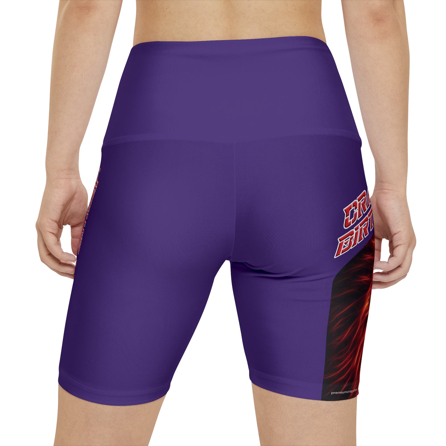 Crappy Birthday WorkoutWit Shorts - Purple