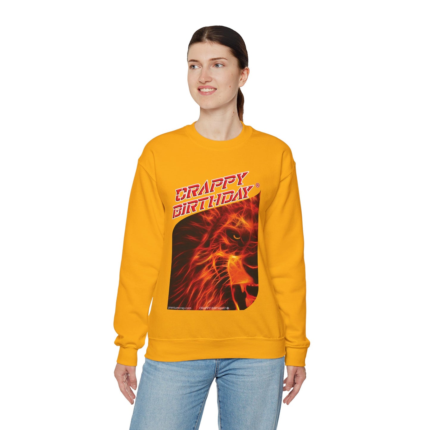 Crappy Birthday Heavy Blend Crewneck Sweatshirt