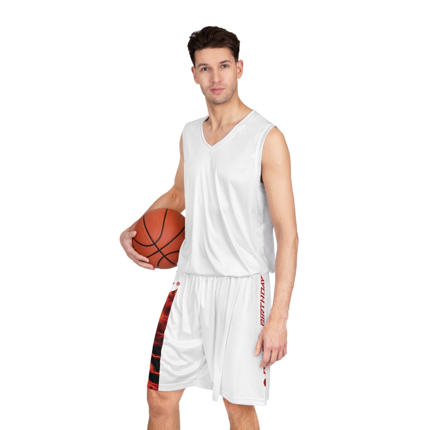 Crappy Birthday BougieBooty Baller Shorts - White