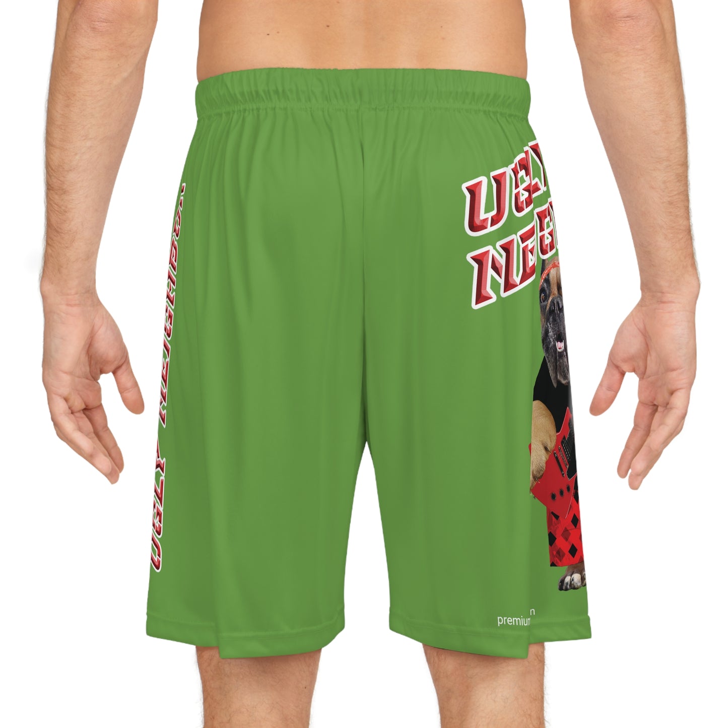 Ugly Neighbor II Basketball Shorts - Green
