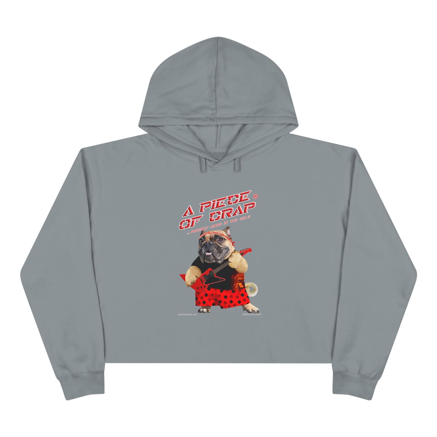 A Piece of Crap Cropped Hoodie