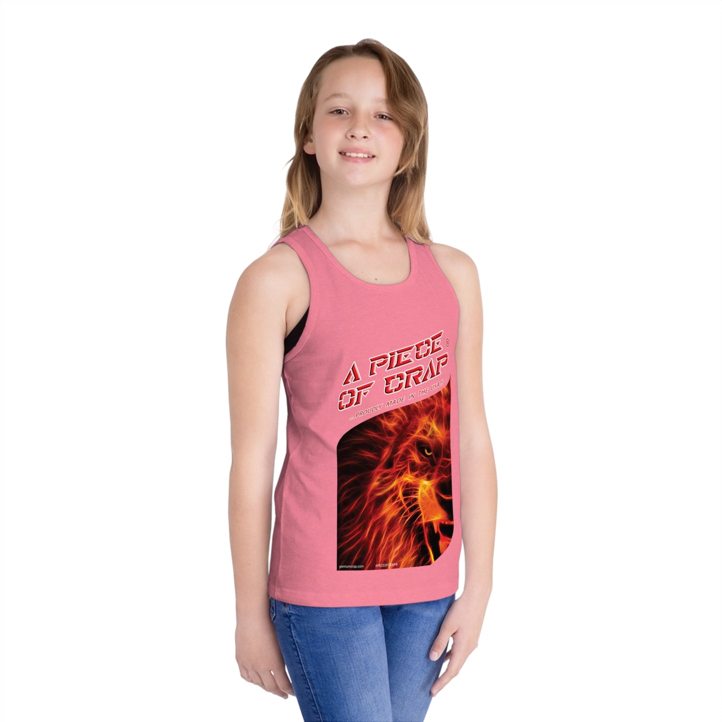 A Piece of Crap Kid's Jersey Tank Top