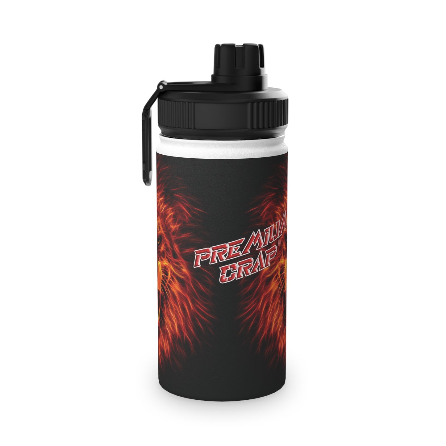 Premium Crap Stainless Steel Water Bottle, Sports Lid