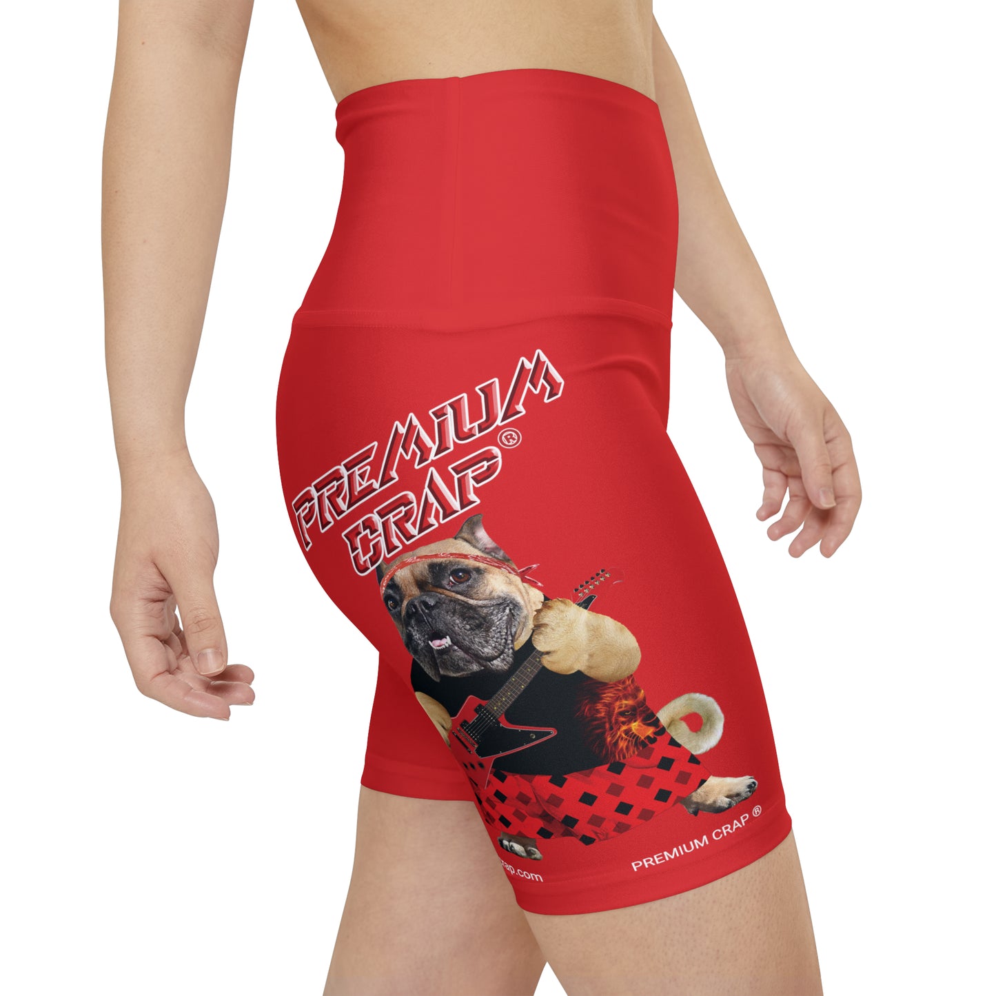 Premium Crap II Women's Workout Shorts - Red