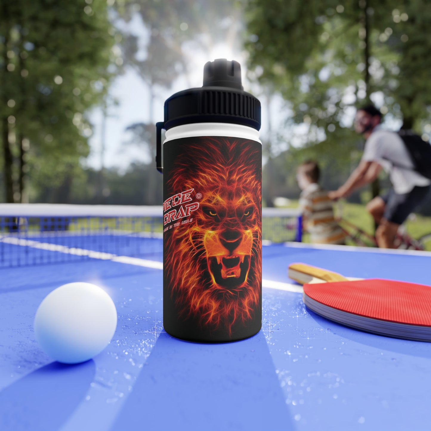 A Piece Of Crap Stainless Steel Water Bottle, Sports Lid