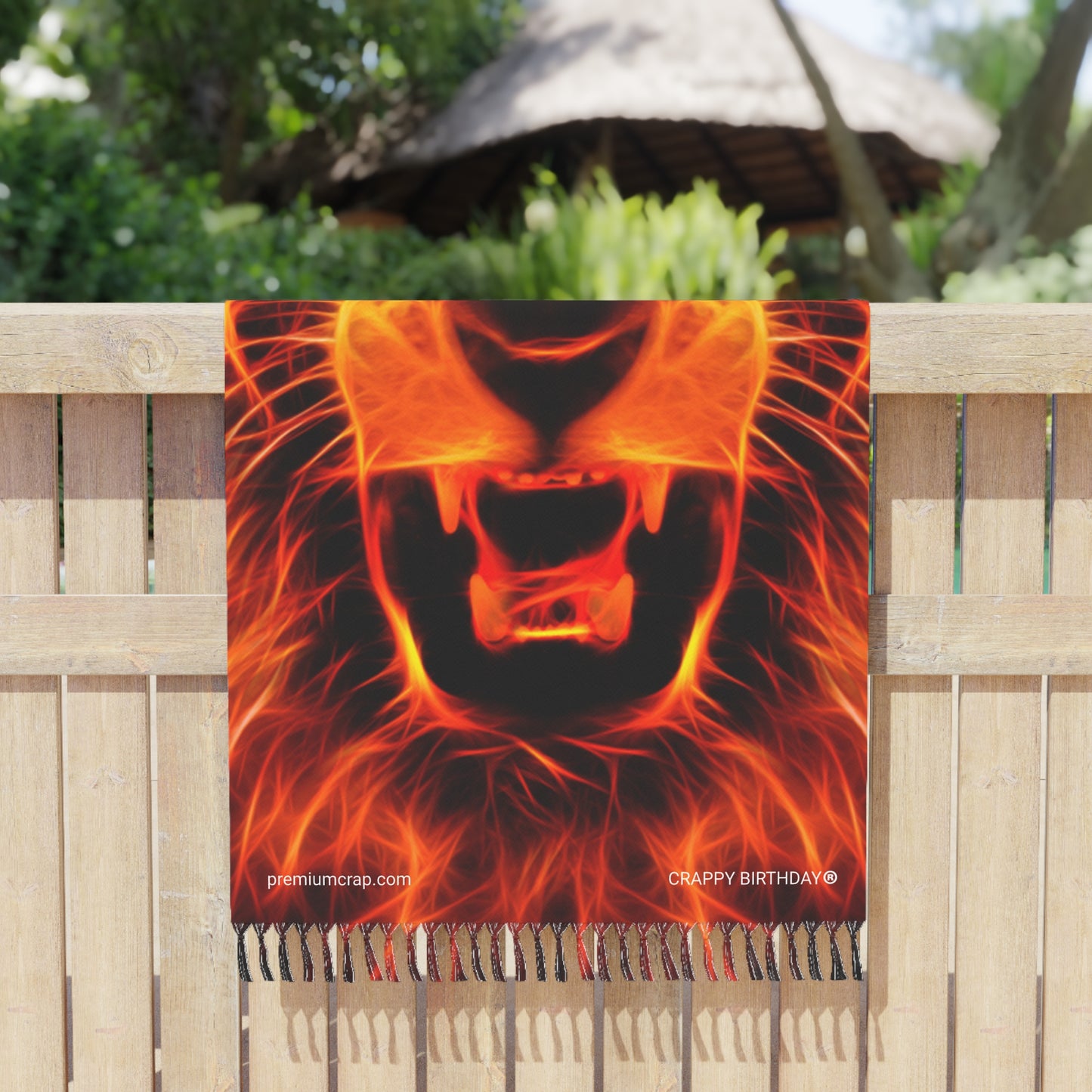 Crappy Birthday Boho Beach Cloth