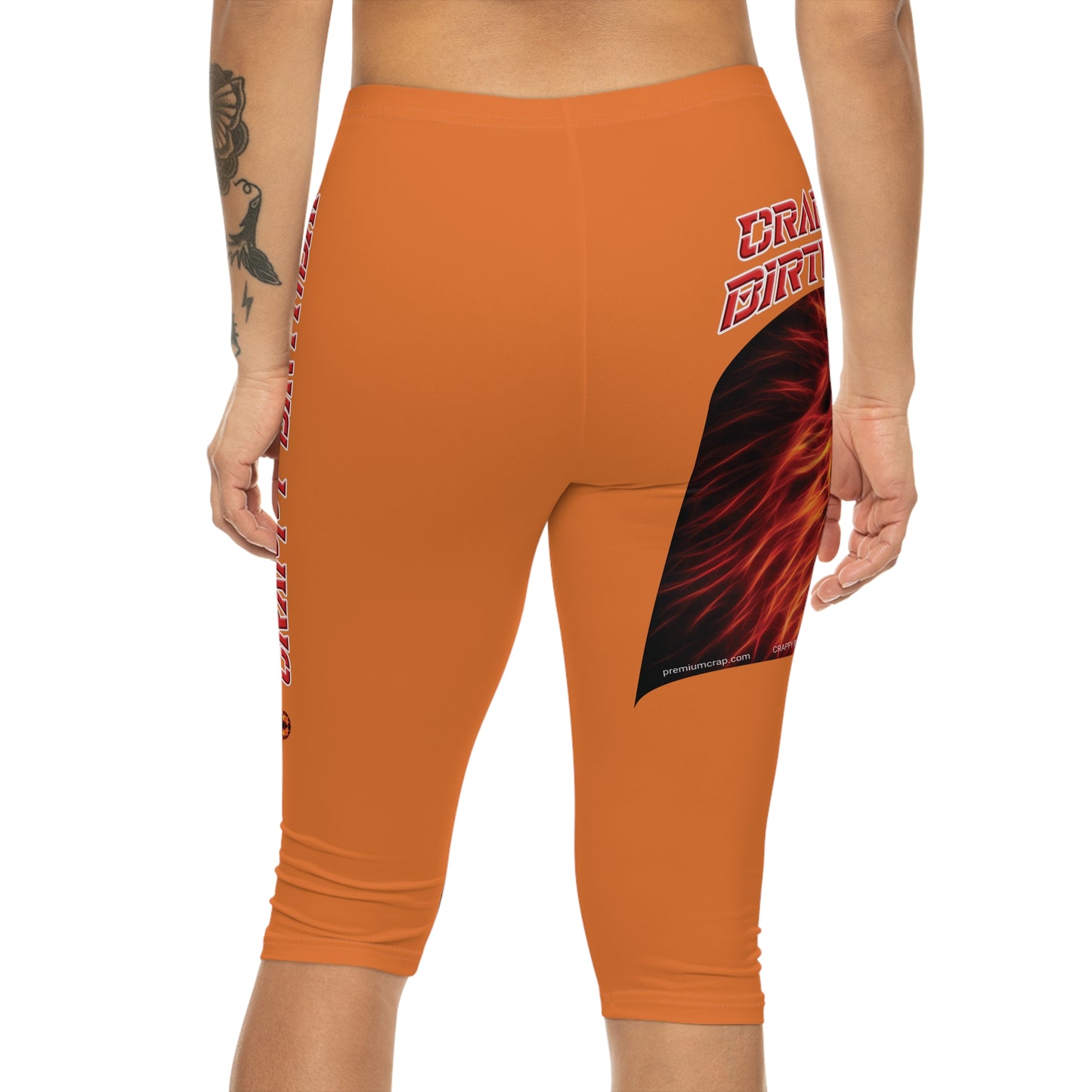 Crappy Birthday Capri-Cious Leggings - Crusta