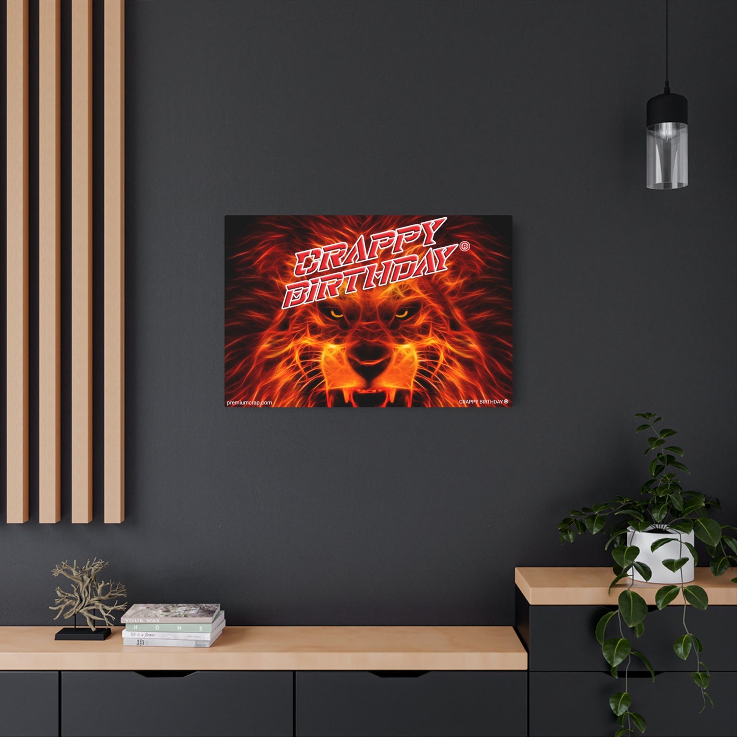 Crappy Birthday Metal Art Sign