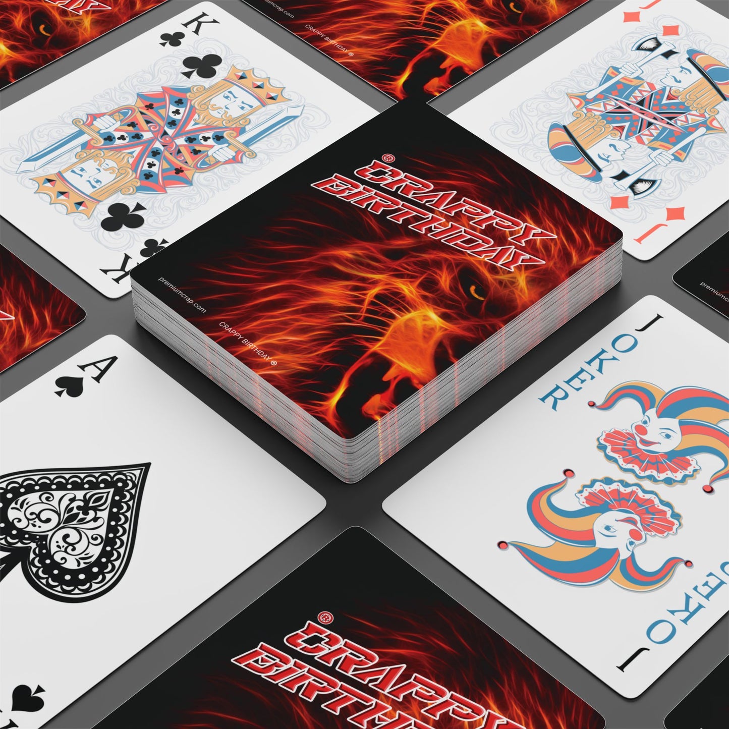 Crappy Birthday Poker Cards