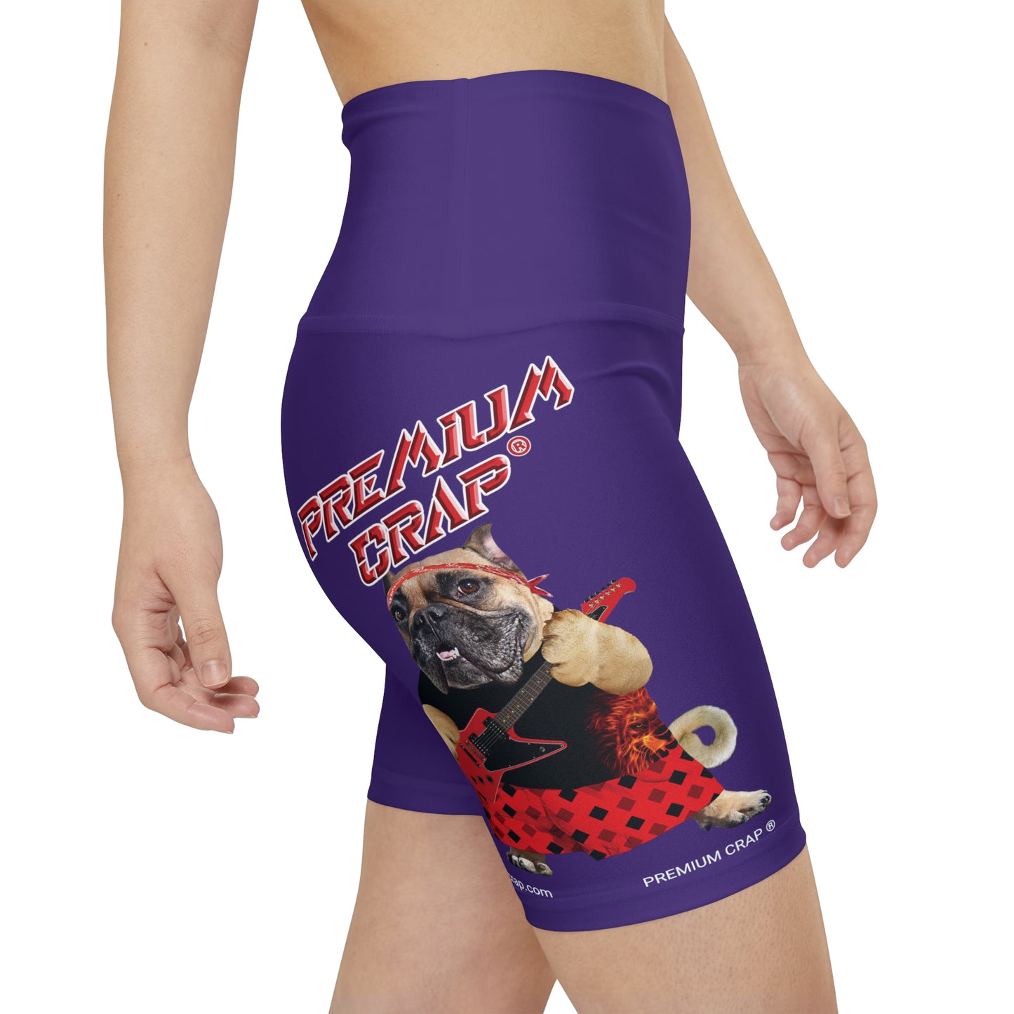 Premium Crap II Women's Workout Shorts - Purple