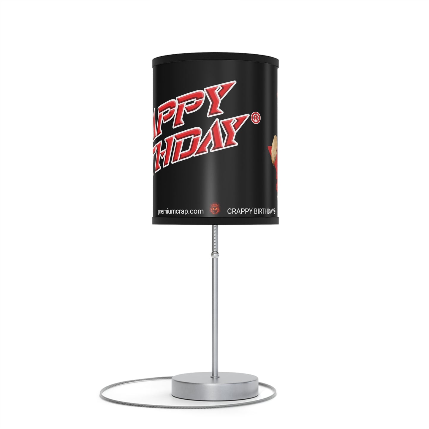 Crappy Birthday II Lamp on a Stand
