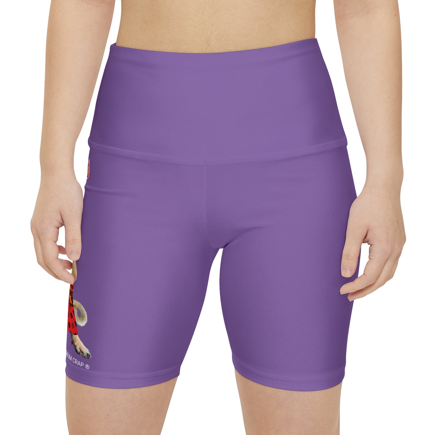 Premium Crap II Women's Workout Shorts - Light Purple