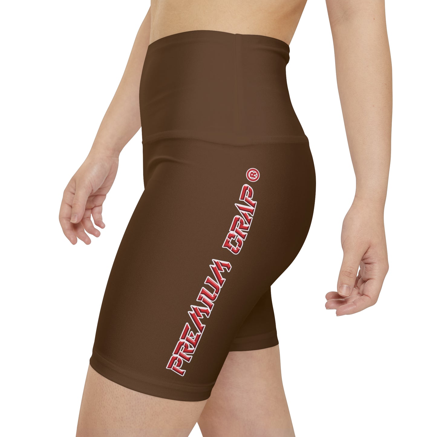 Premium Crap II Women's Workout Shorts - Brown