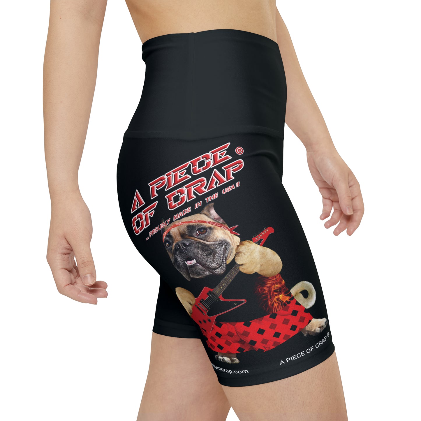 A Piece Of Crap II Women's Workout Shorts - Black
