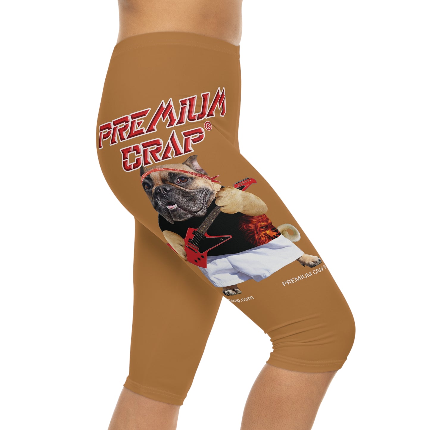 Premium Crap Women’s Capri Leggings - Light Brown