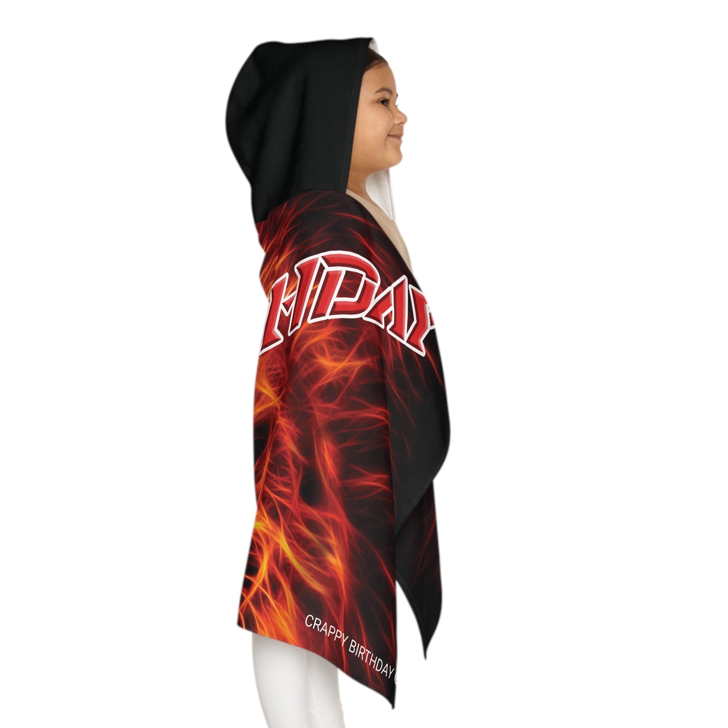 Crappy Birthday Youth Hooded Towel